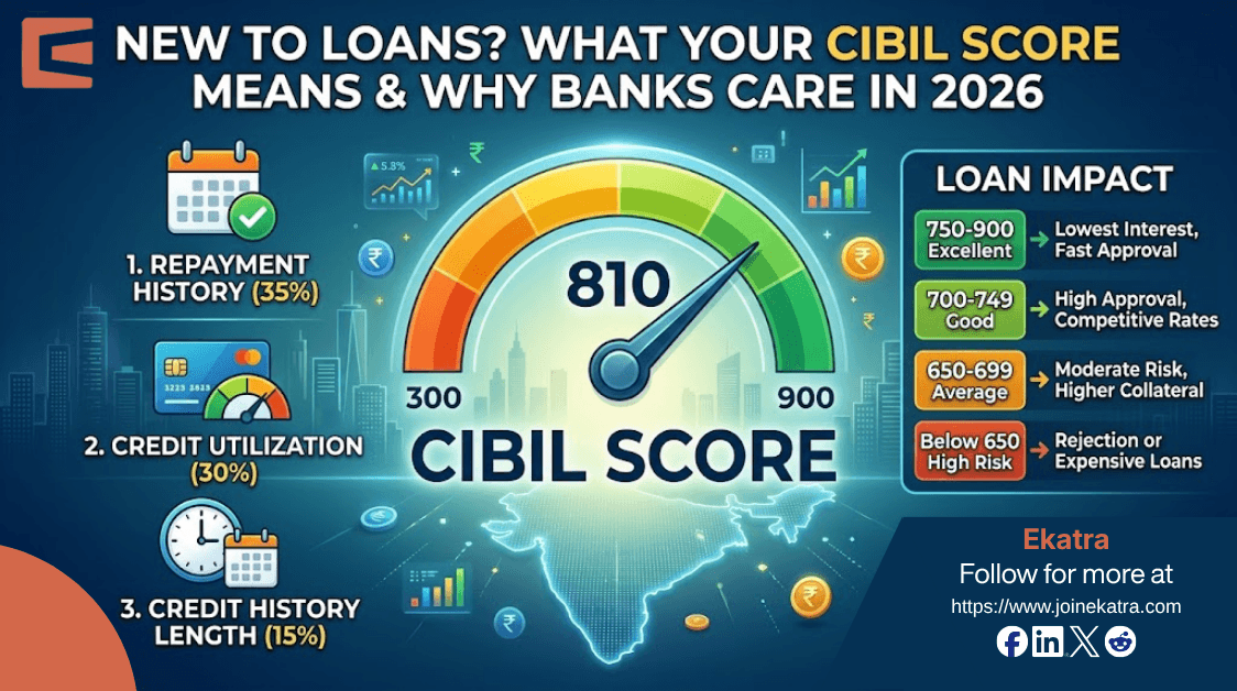 New to Loans? Here is your guide to What CIBIL Means and Why Banks Care About It?